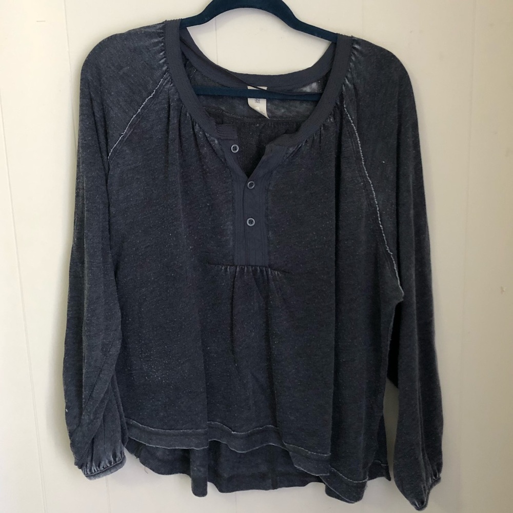 Free people Long sleeve blouse